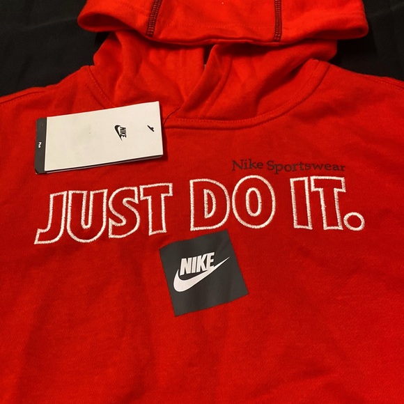 Boys  Nike Club Fleece Just Do It Pullover Hoodie - Picture 4 of 6